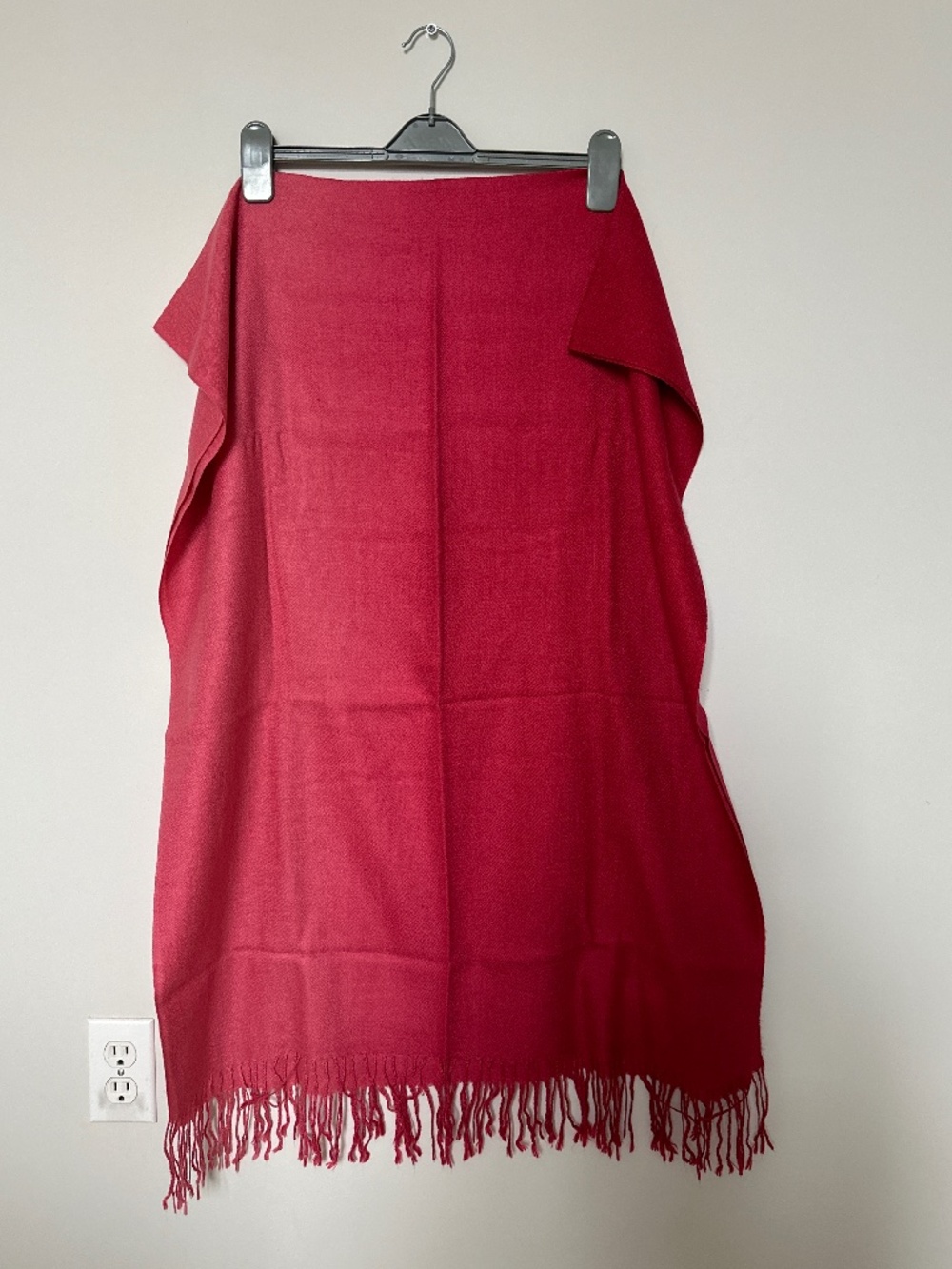 Pashmina scarf - two tone Red to Pink
